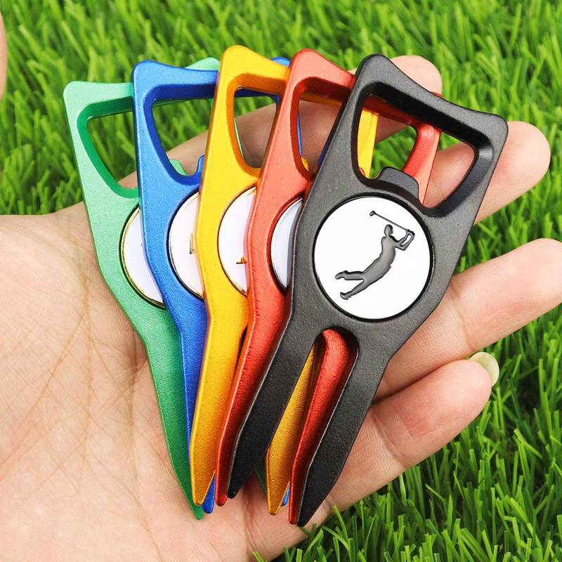 Multi Function Golf Divot Tool with Bottle Opener