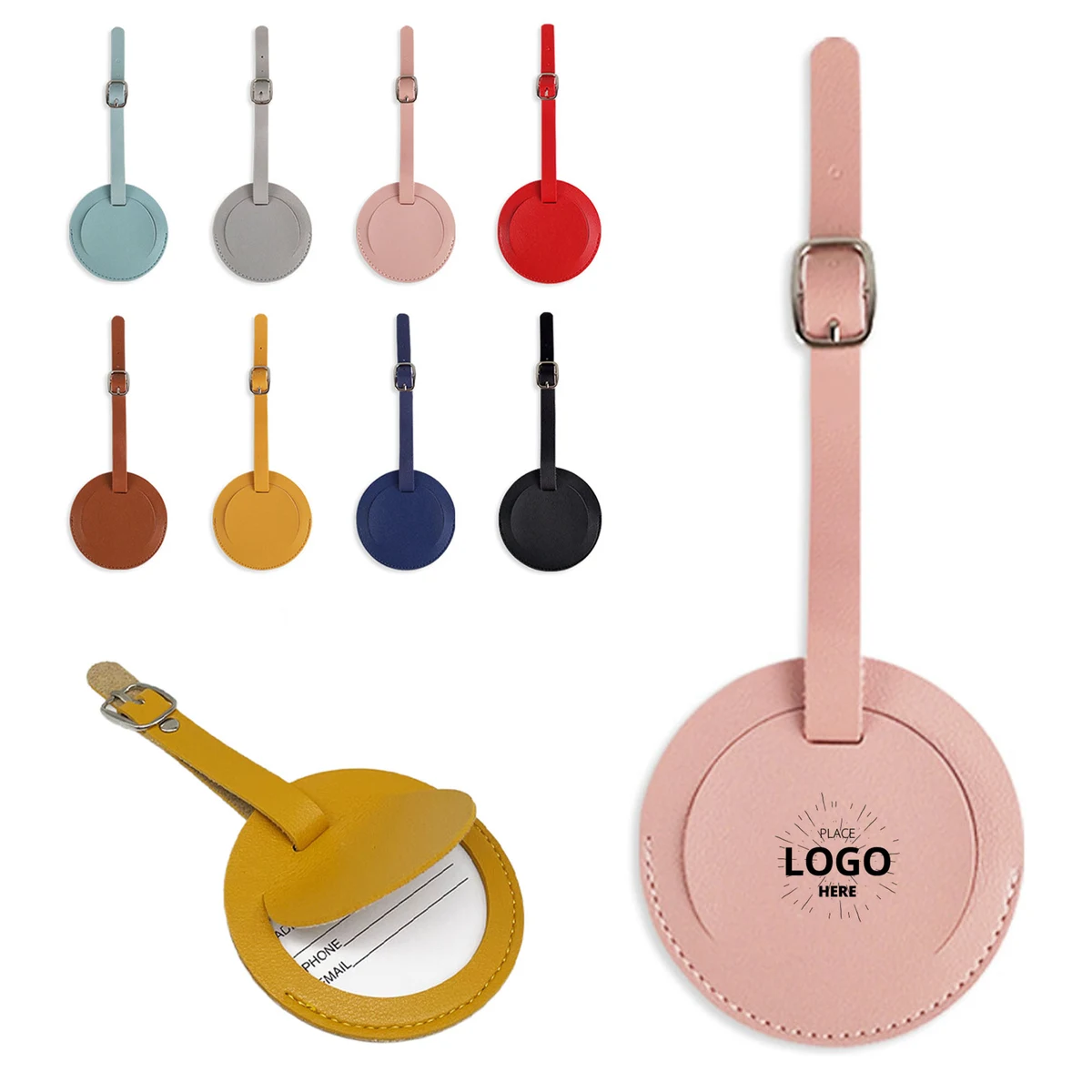 Circle Shape Luggage Tag 1