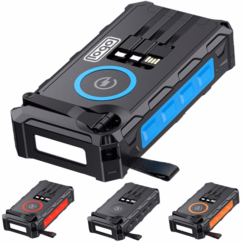 20000mAh Solar Phone Charger w/ LED Flashlight