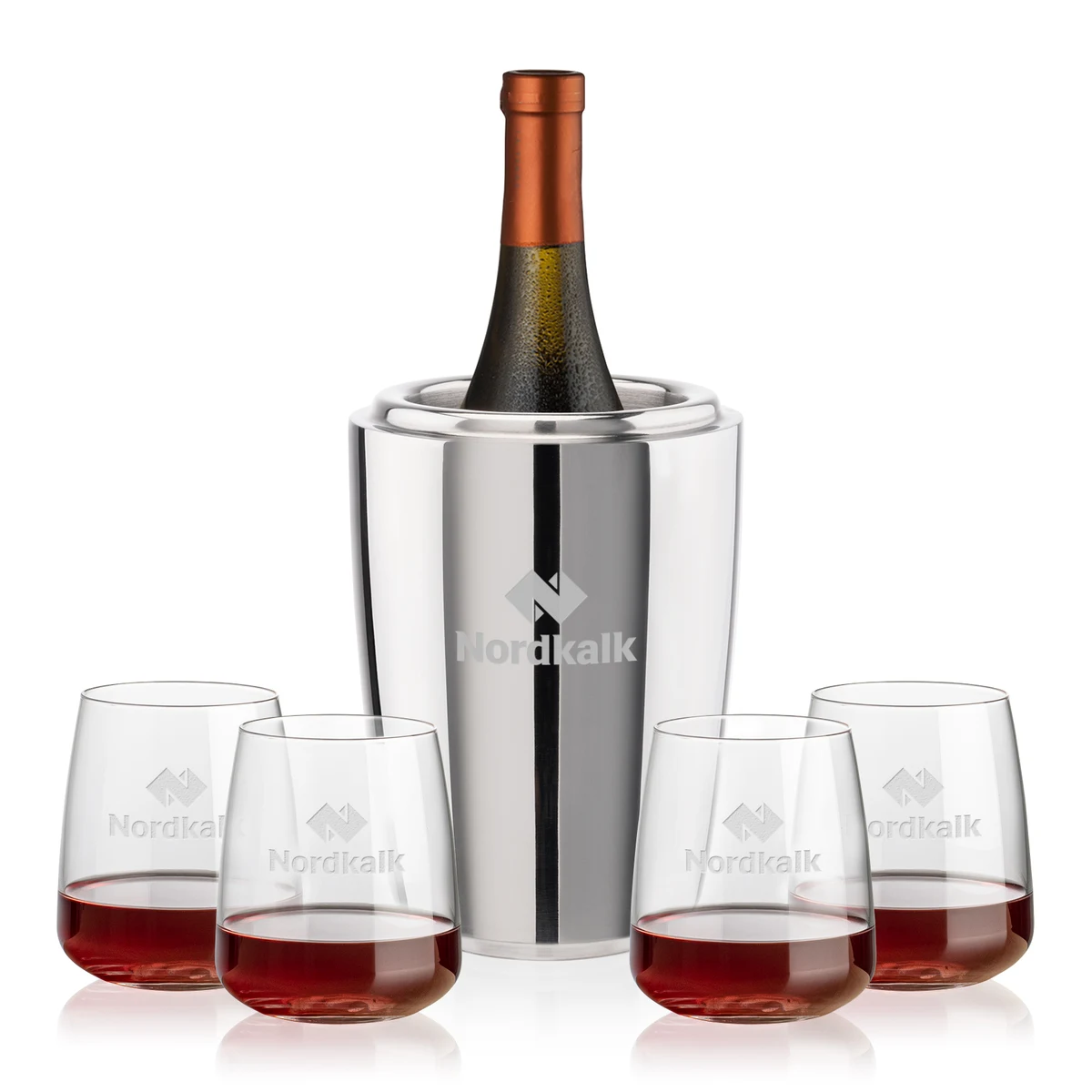 Pescara Wine Cooler & Dunhill Stemless Wine Set 1