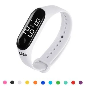 Elegant Electronic Watch With Digital Screen Adjustable Band 1