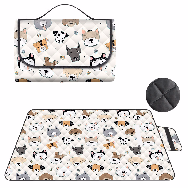 Ultrasonic Full Color Roll-Up Picnic Blanket