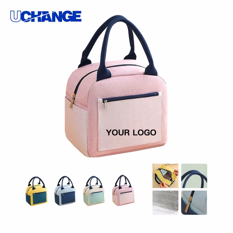 Oxford Lunch Tote Cooler with Front Pocket