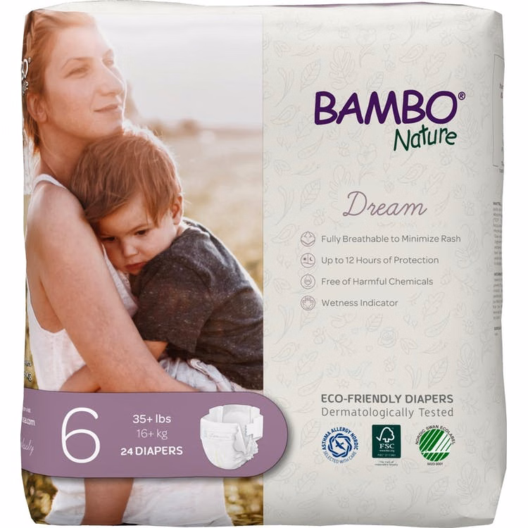 Baby Diapers - 24 Count Size 6 35+ Lbs.