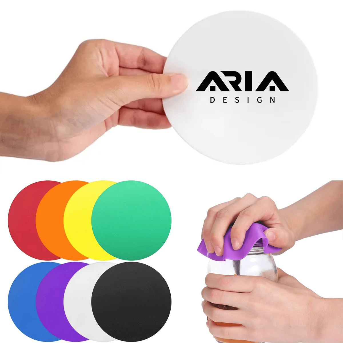 5'' Rubber Anti-skid Round Gripper Pad 1