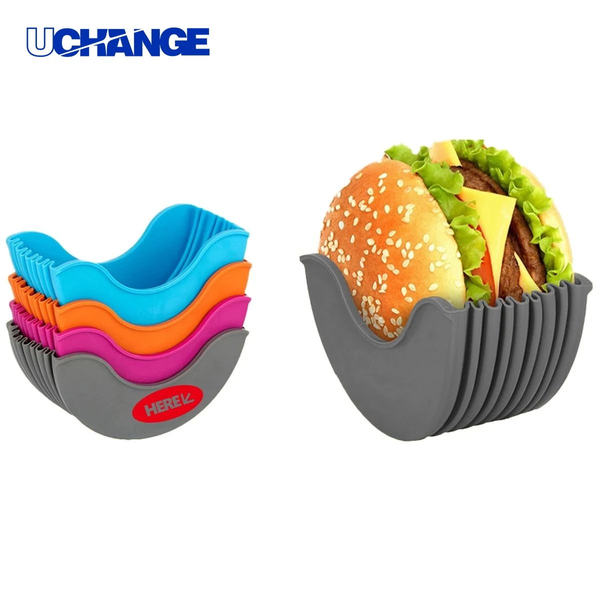 Hamburger Holder for Grilling and Casual Dining Use 1