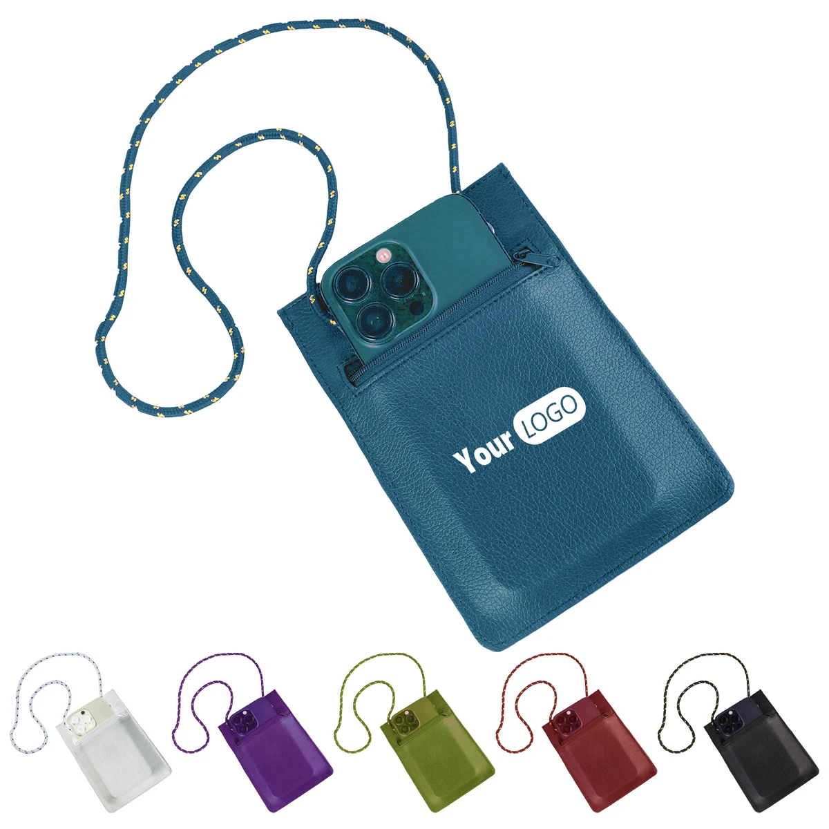 Polyester Compact Neck Phone Holder Bag 1