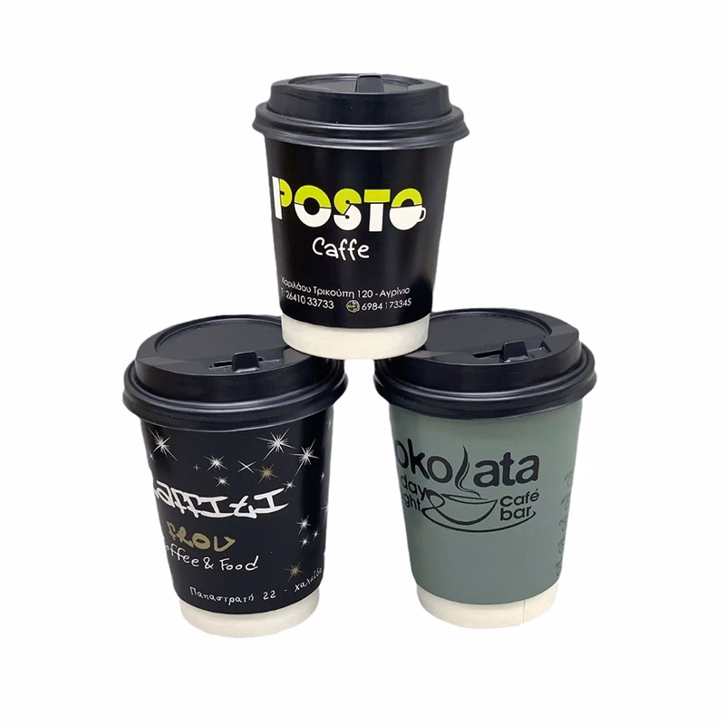 12 oz double wall paper coffee cups