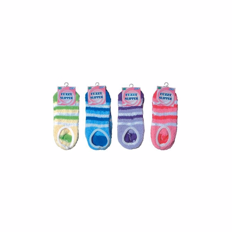 Fuzzy Slipper Socks - Assorted