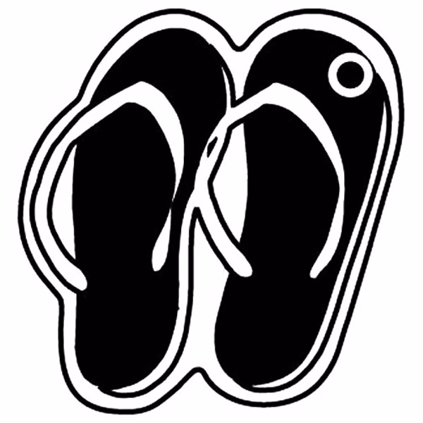 Sandals Key Tag - Spot Color