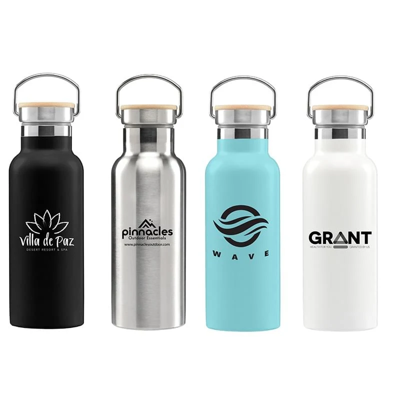 Oahu 17 oz. Double Wall Stainless Steel Canteen Water Bottle 1