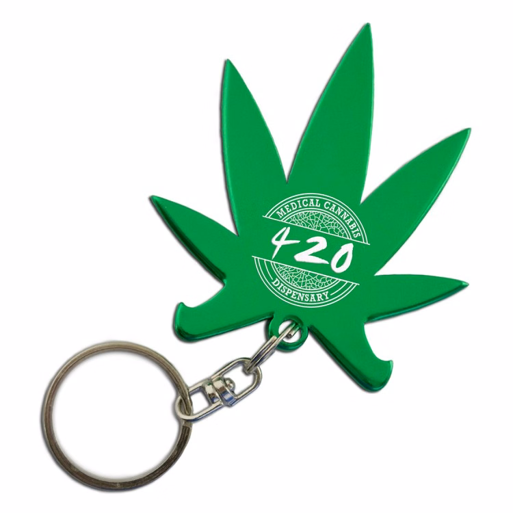 Cannabis Key Chain / Bottle Opener