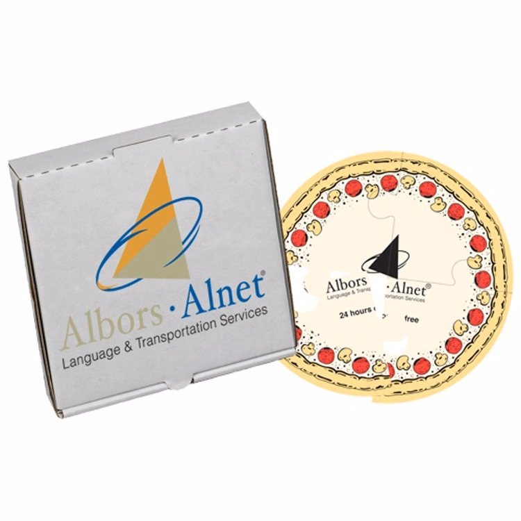 4 Pieces - 8" Diameter - Medium Puzzle in Box