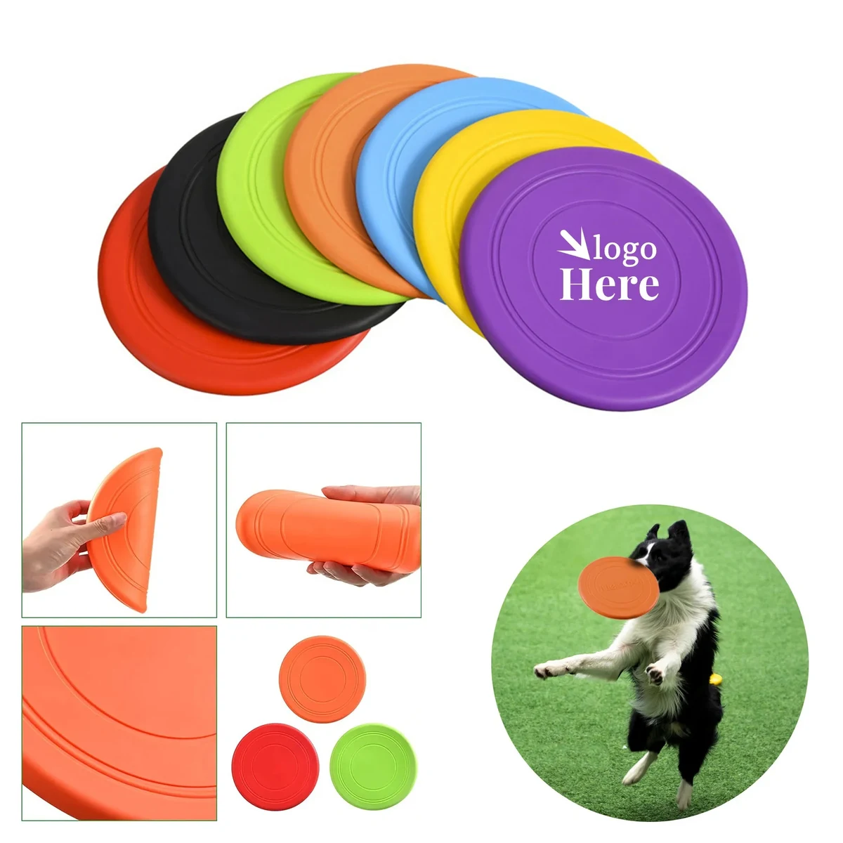 Lightweight Dog Flying Disc Toy MOQ50 1