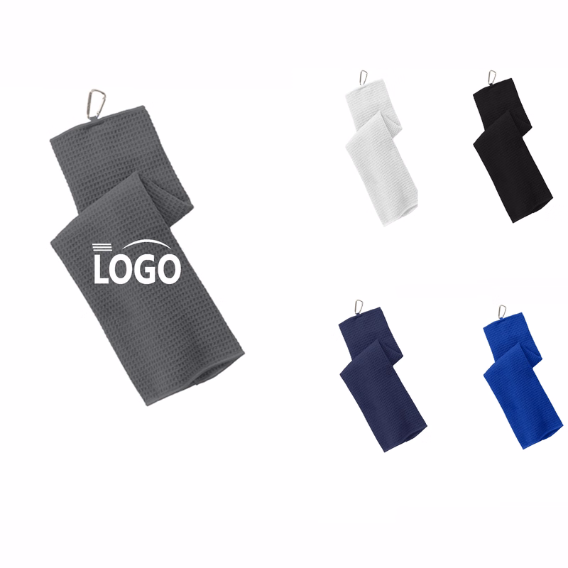 Waffle Microfiber Golf Towel MOQ 10pcs