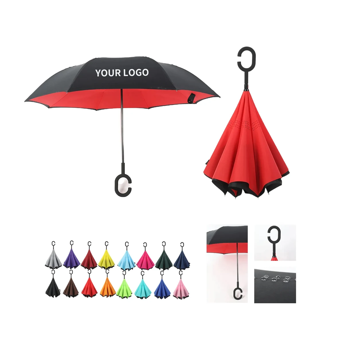 Pongee Inversion Umbrella 1