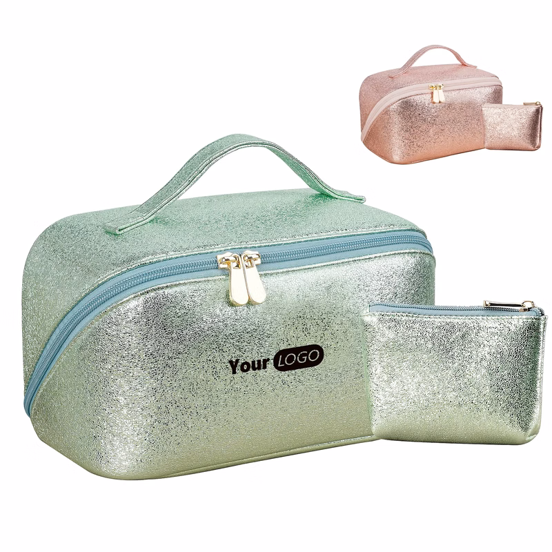 Polyurethane Large Capacity Multifunctional Travel Makeup Ba