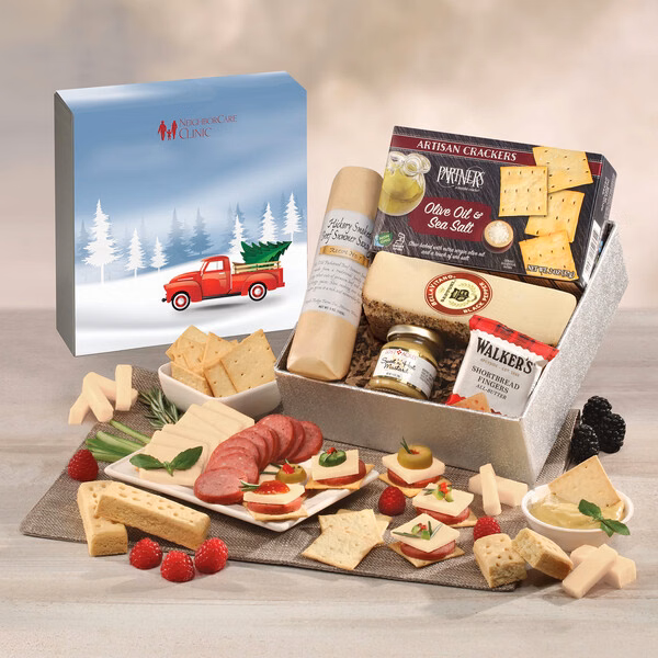 Snack Lover's Gift Box with Red Truck Sleeve