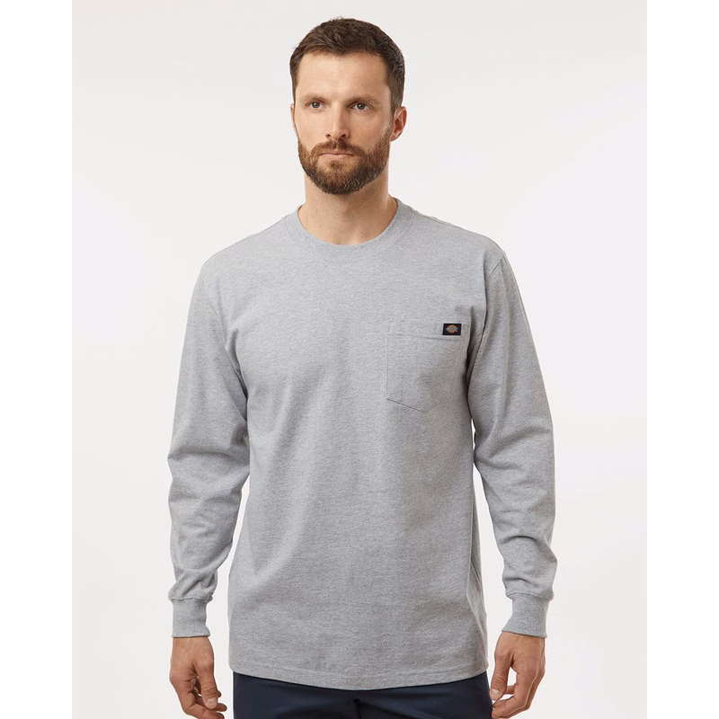 Men's Traditional Heavyweight Long Sleeve T-Shirt - WL50
