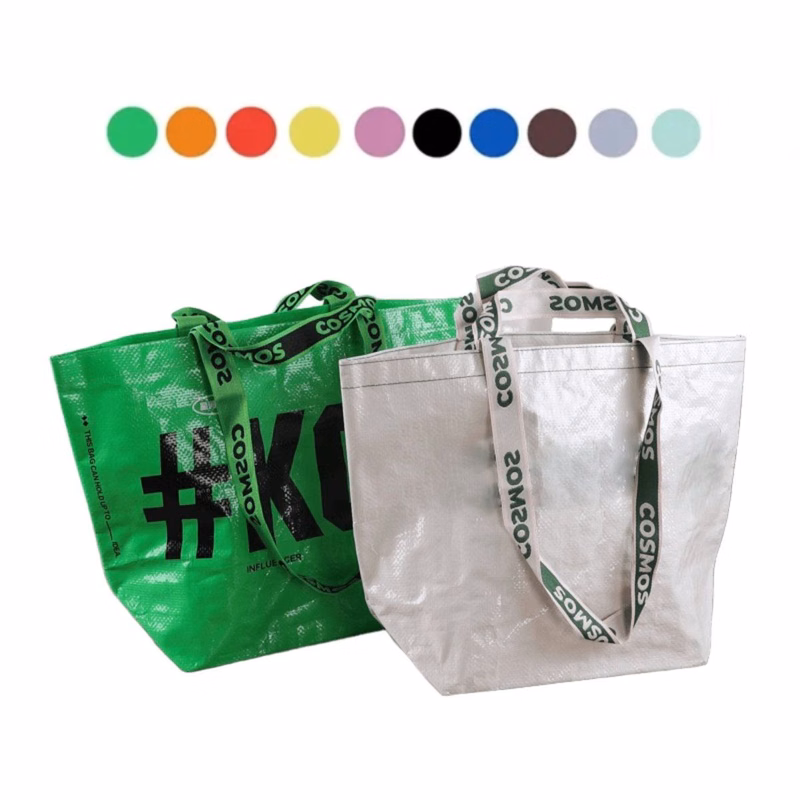 Eco Friendly Heavy Duty Waterproof Laminated Woven Tote
