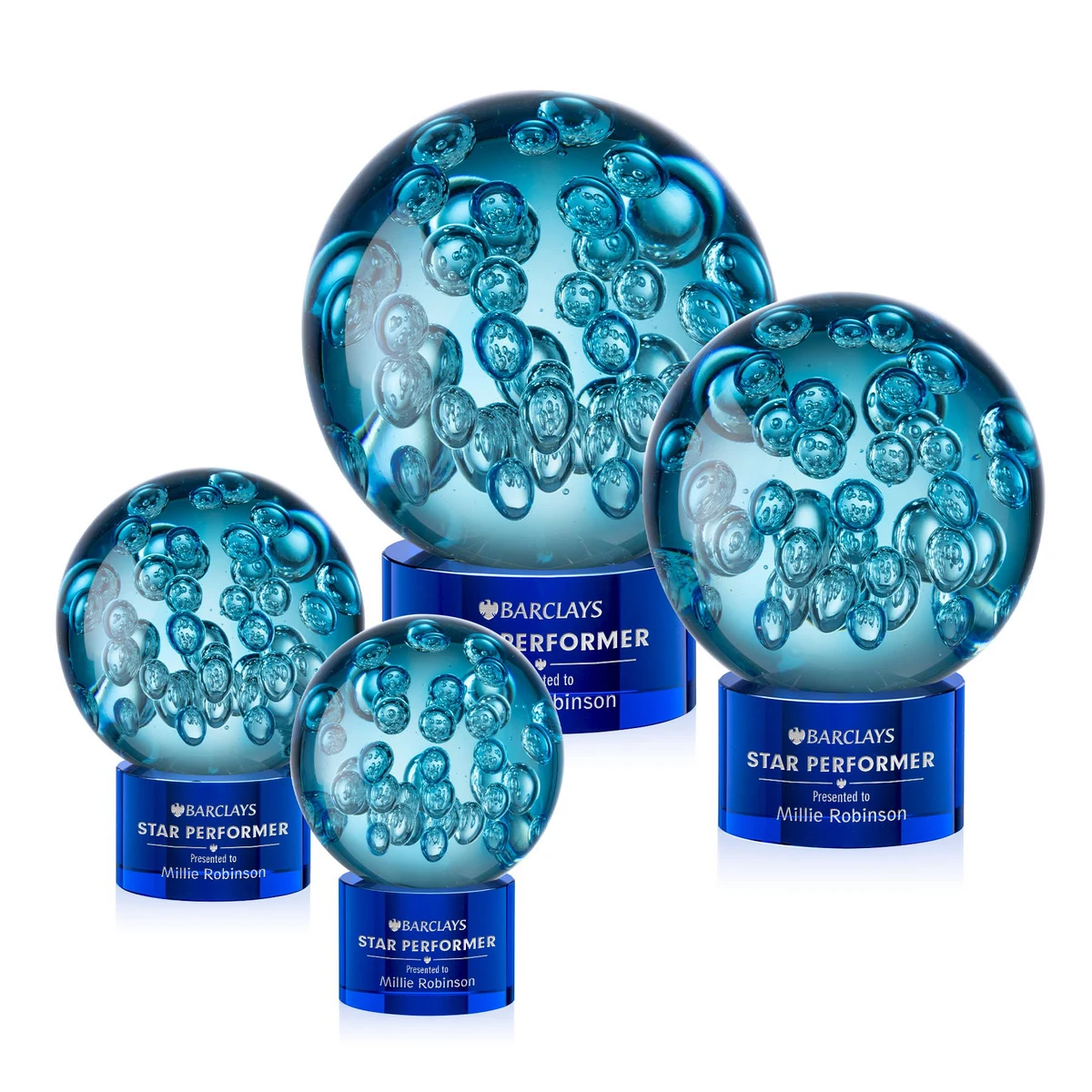 Addison Award on Marvel Base - Blue 1