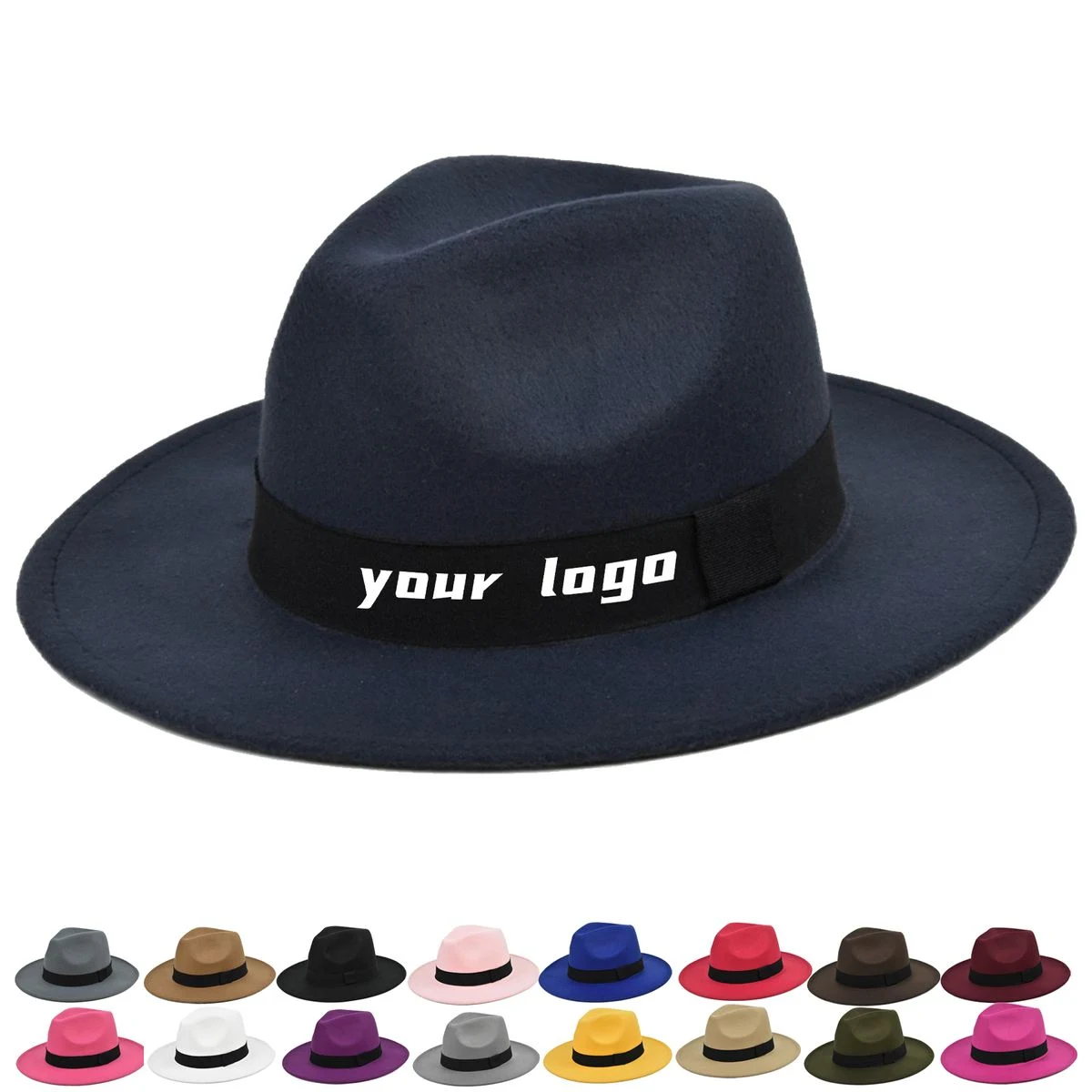 Wide Brim Fedora Hat 1