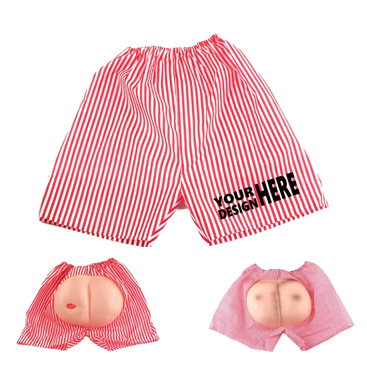 Butt Exposure Prank Party Shorts 1