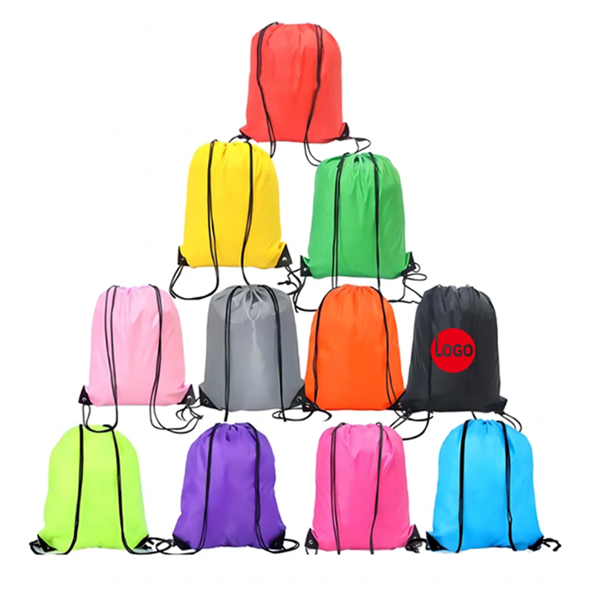 Stylish Polyester Drawstring Bag 1