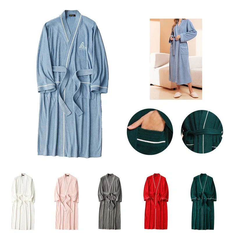 Soft Polyester Bathrobe for Couples 1