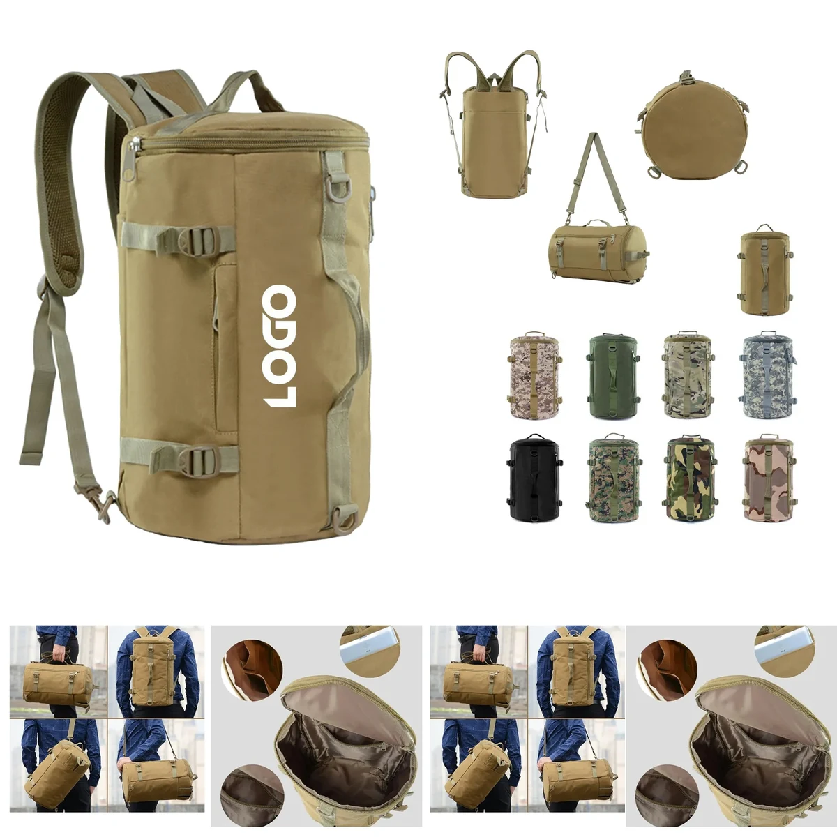 Hiking, cross-country camping, Fishing backpack 1