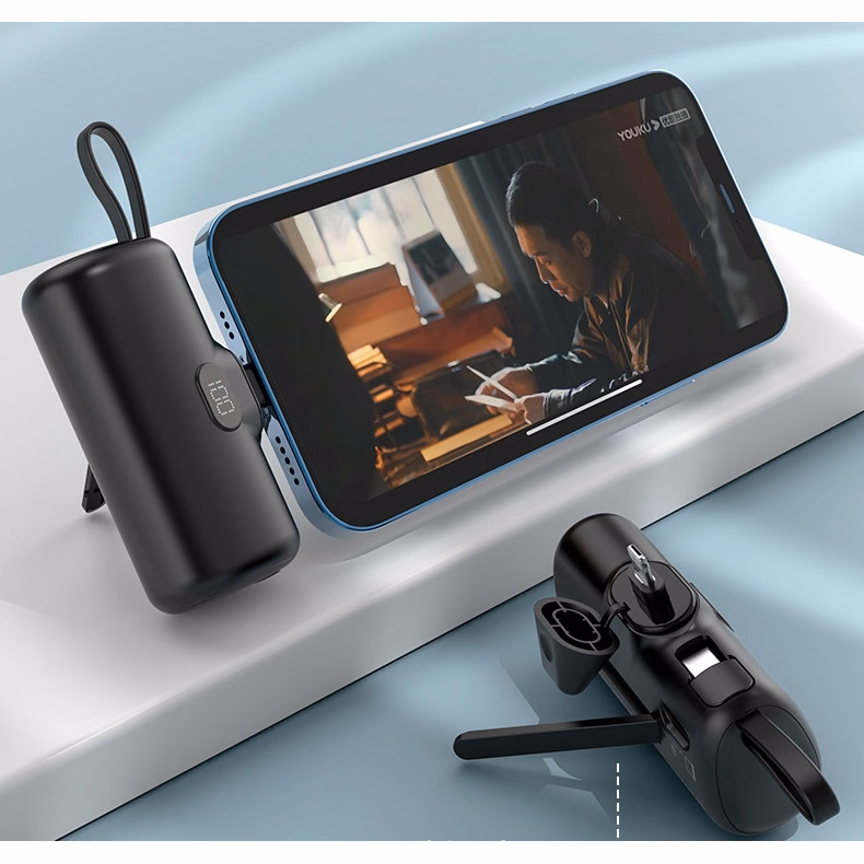 5000 mAh Power Bank with A Stand
