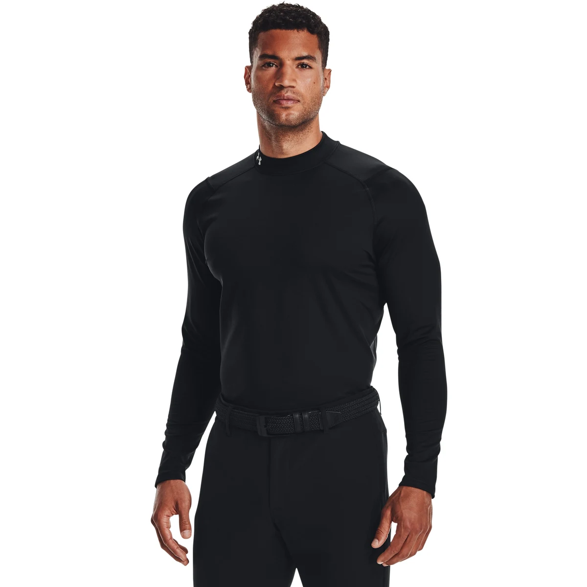 ColdGear Infrared Men's Long Sleeve Golf Mock 1