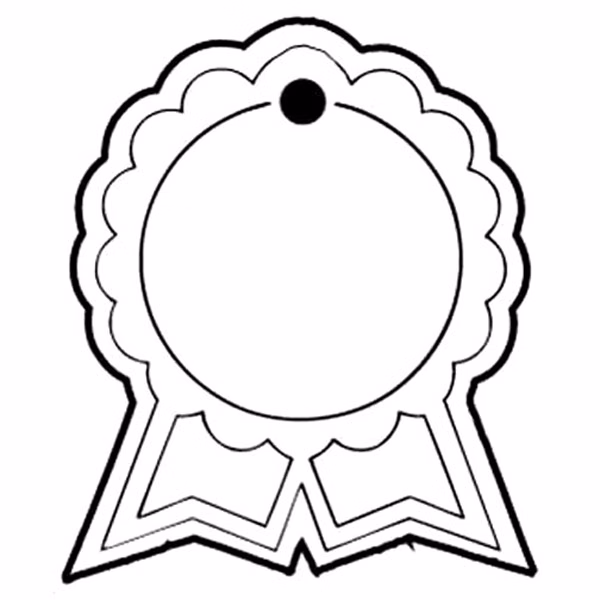 Ribbon Key Tag - Spot Color