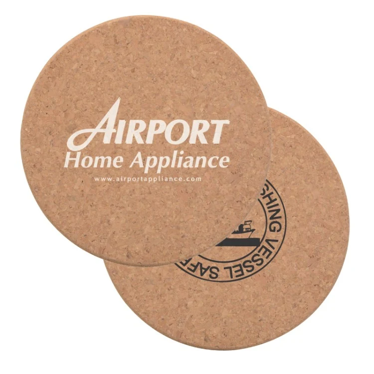 Round Cork Trivet Pot Holder 1