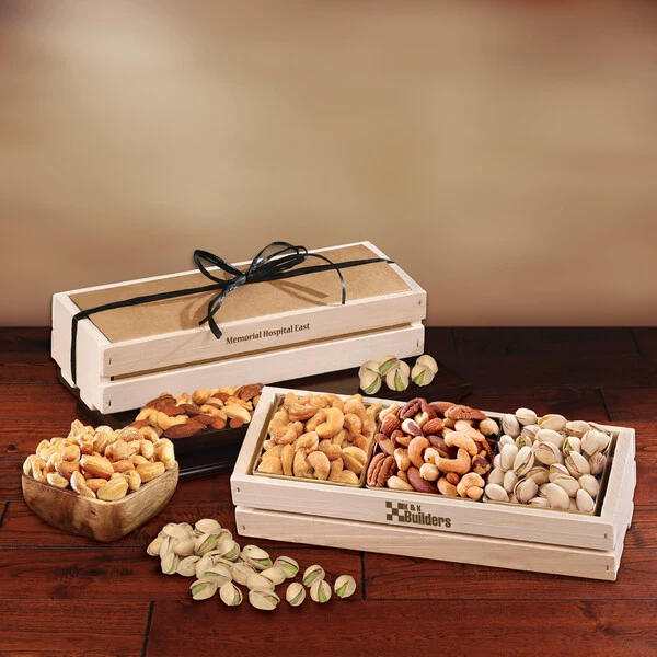 SALE - Crunchy Favorites in Wooden Crate 1