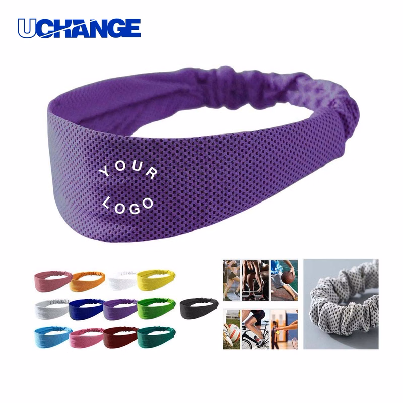 Cooling Polyester Sports Headband Band for Athletes