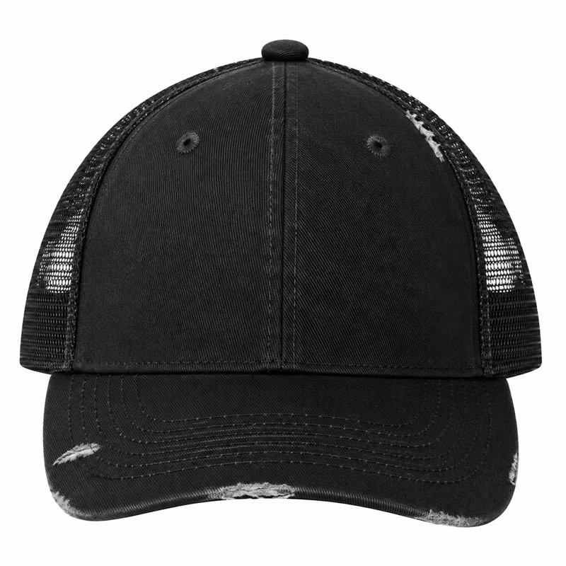 Port Authority Distressed Mesh Back Cap