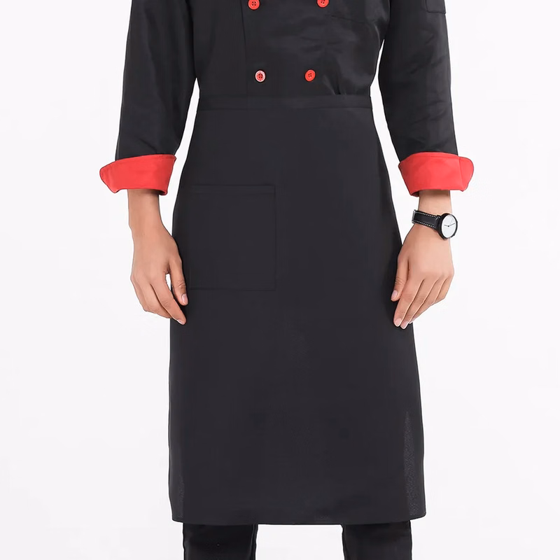 Long Mid-waist Polyester Apron