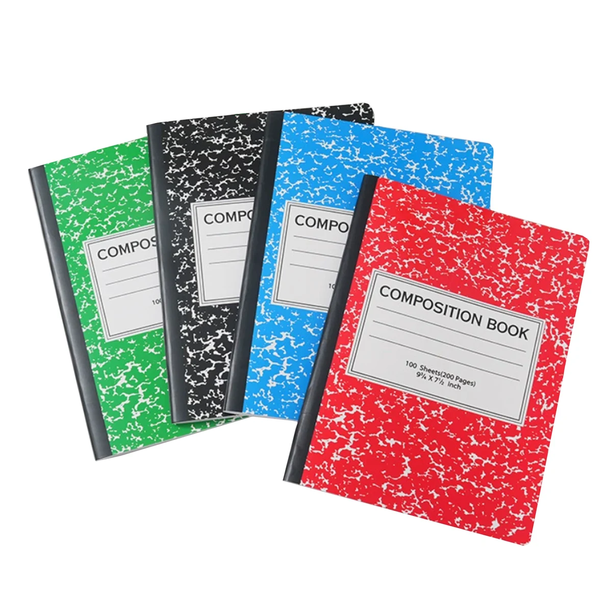 Marbled Ruled Notebooks 1