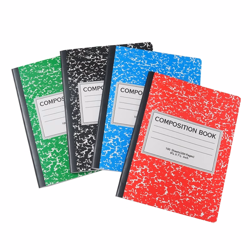 Marbled Ruled Notebooks