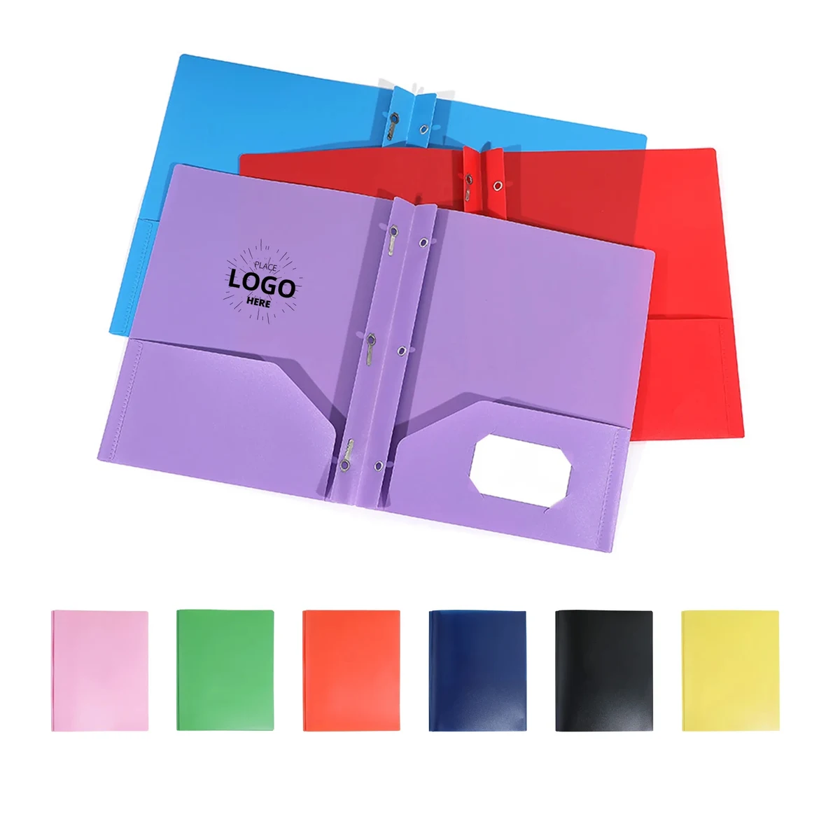 Folders With 2 Pockets and Prong With Fasteners 1