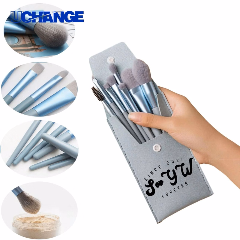 Eight Piece Makeup Brush Set