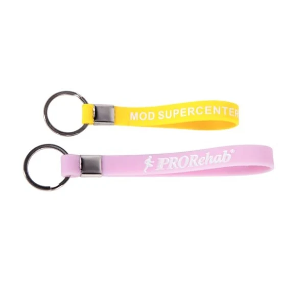 Silk-Screened Silicone Key Tag 1