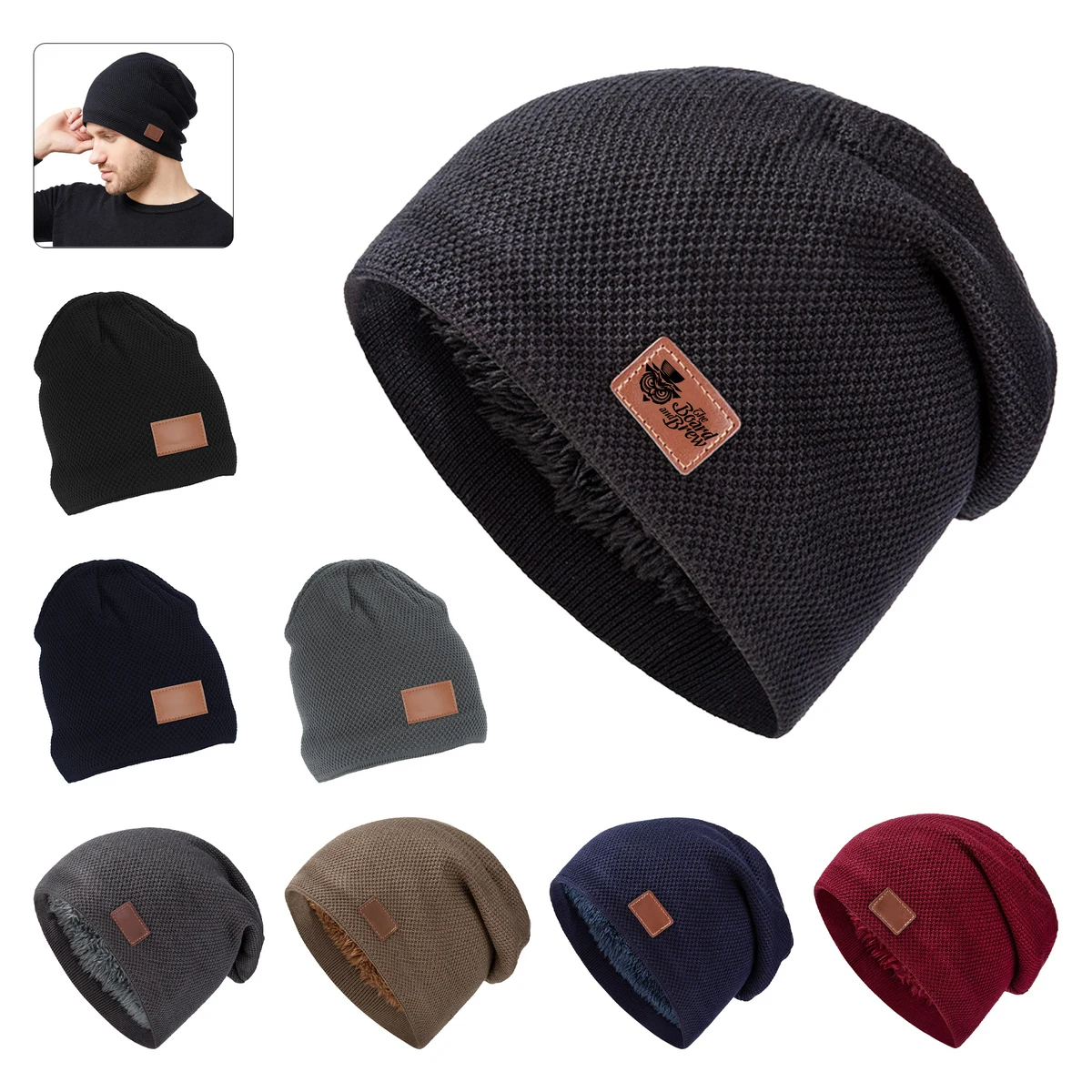 Classic Textured Knit Beanie 1
