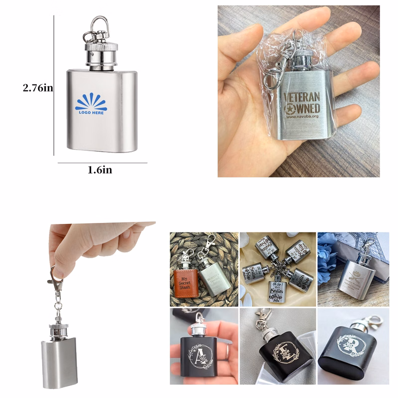 1oz Outdoor Pocket Stainless Steel Hip Flask