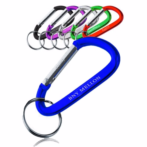 Single Latch Metal Keychain