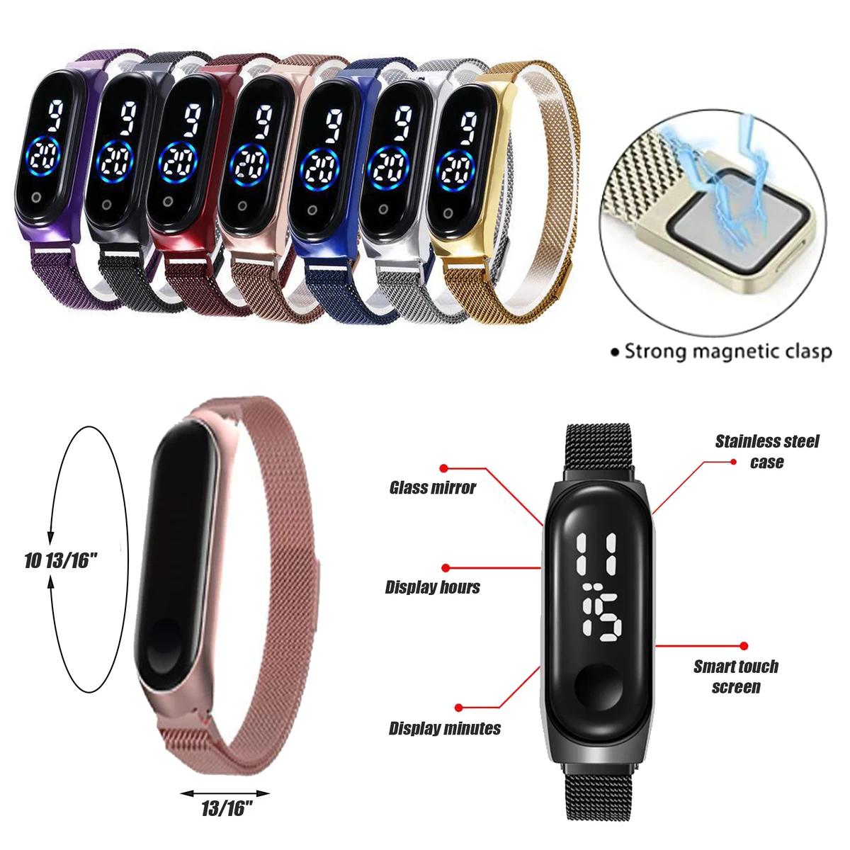Touch Screen Watches With Magnetic Strap 1