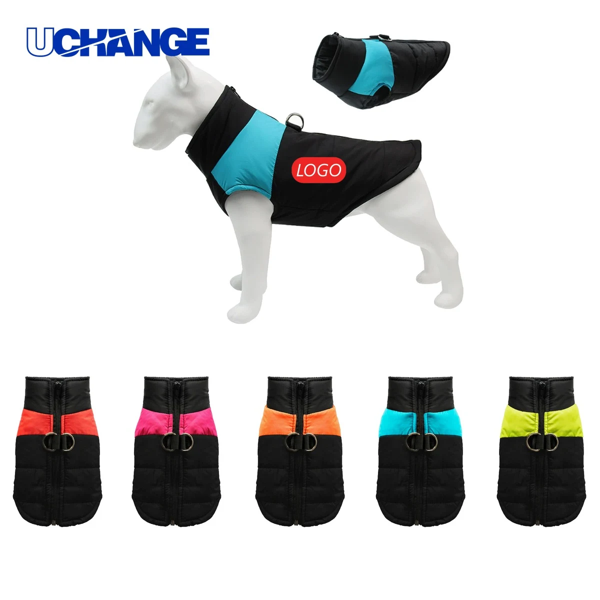 Custom Full-Zip Dog Hoodie Vest Apparel 1