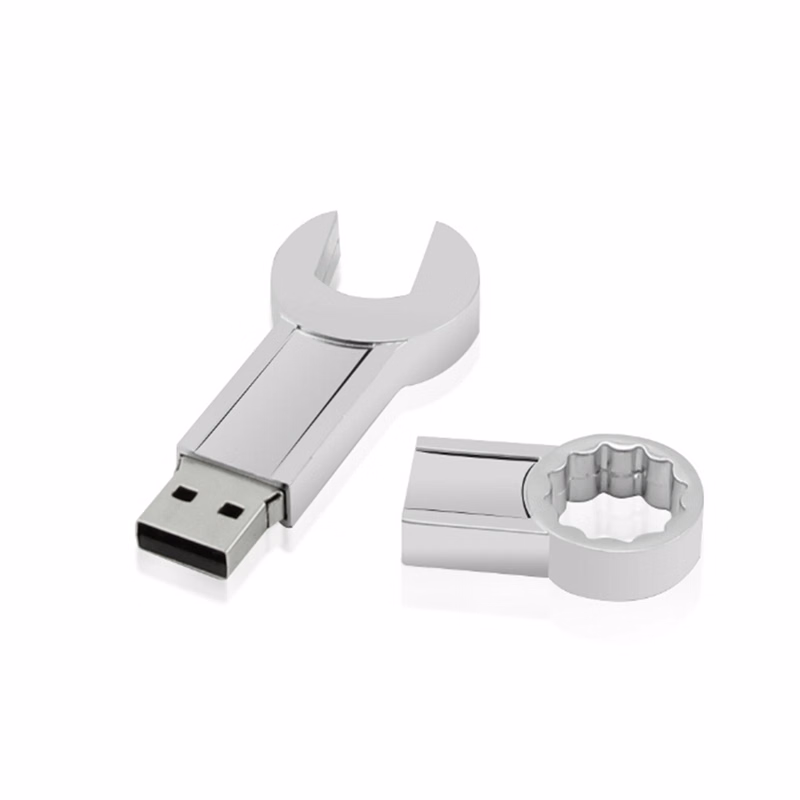 Multi-Functional Metal Flash Drive w/Wrench