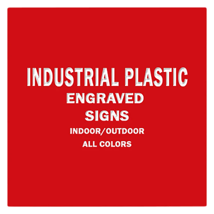 Industrial Plastic Signage 1 1